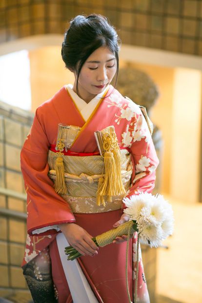 振袖を引振袖に仕立て直した事例