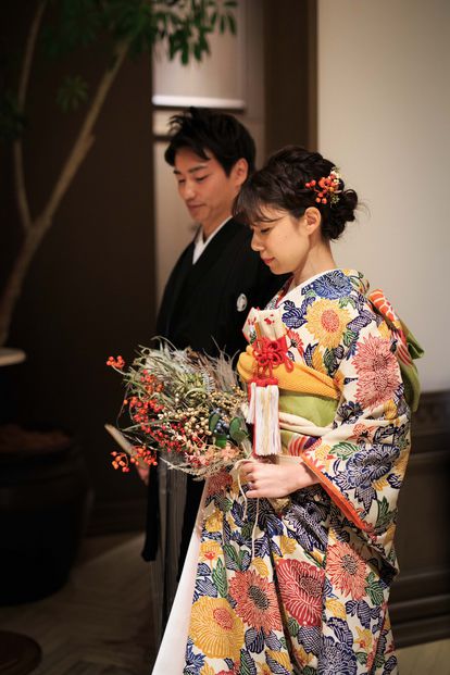 振袖を引振袖に仕立て直した事例