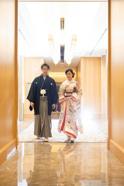 振袖を引振袖に仕立て直した事例