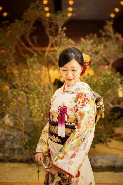 振袖を引振袖に仕立て直した事例