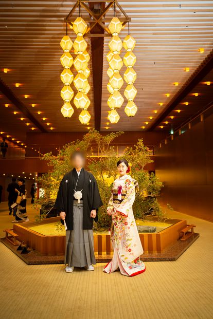 振袖を引振袖に仕立て直した事例