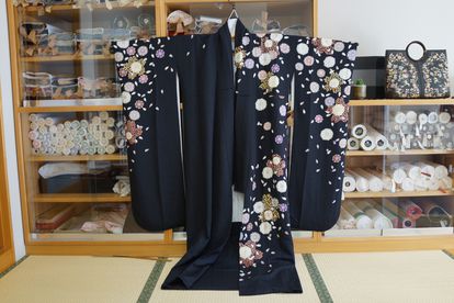 引き振袖に仕立て直す