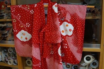 子どものきものに仕立て直す