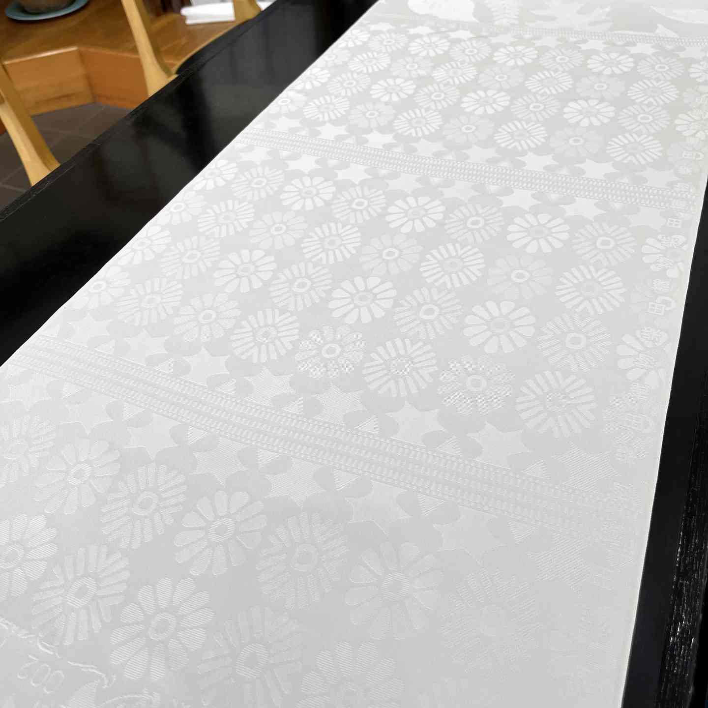 長襦袢 雪だるま うさぎ 正絹 リメイク 材料にも 長襦袢 - 着こなしのご提案 - だるまや京染本店