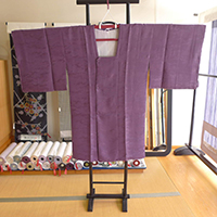 コートに仕立て直す - きものの再生事例 - だるまや京染本店